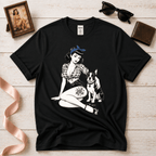 Pinup with Boston | Vintage Pinup Graphic T-Shirt
