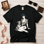 Pinup with Pittie | Vintage Pinup Graphic T-Shirt