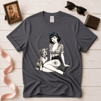 Pinup with Pittie | Vintage Pinup Graphic T-Shirt