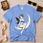 Moonlight Fairy in Blue Bikini | Vintage Fairy Graphic T-Shirt