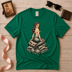 Mermaid Tattoo | Vintage Pinup Graphic T-Shirt