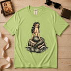 Mermaid Tattoo | Vintage Pinup Graphic T-Shirt