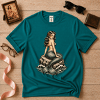 Mermaid Tattoo | Vintage Pinup Graphic T-Shirt