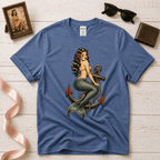 Mermaid Anchor | Vintage Mermaid Tattoo T-Shirt
