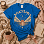 Breathe Deep | Inspirational Introvert Graphic T-Shirt