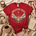 Breathe Deep | Inspirational Introvert Graphic T-Shirt