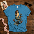 Anchor Mermaid | Vintage Mermaid Pinup T-Shirt