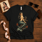 Anchor Mermaid | Vintage Mermaid Pinup T-Shirt