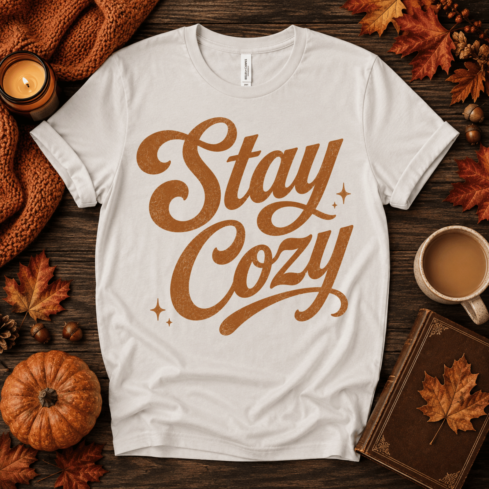 Stay Cozy | Fall Graphic T-Shirt