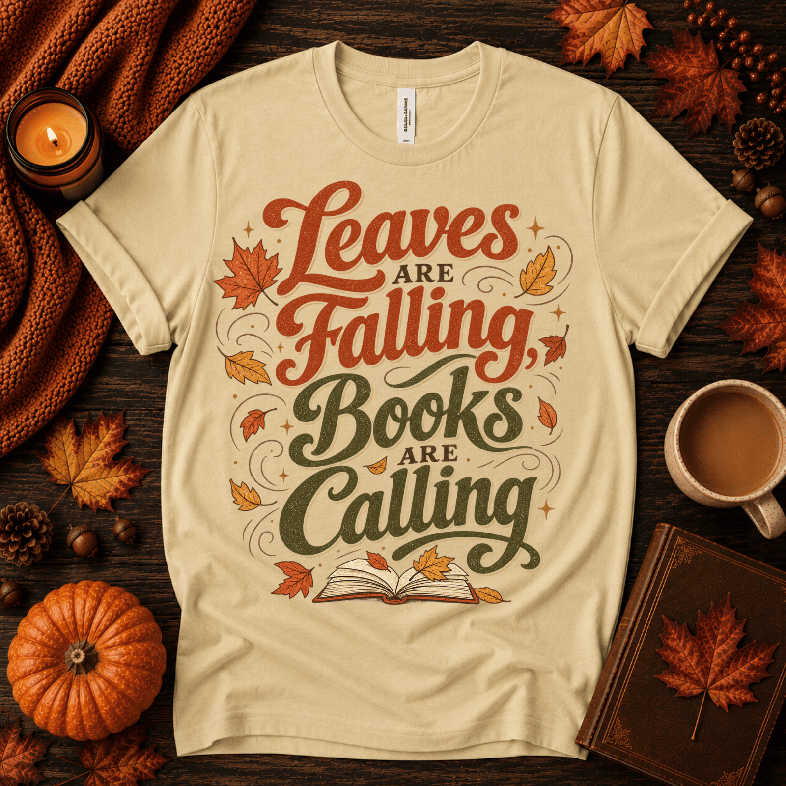 Leaves Are Falling | Fall Graphic T-Shirt