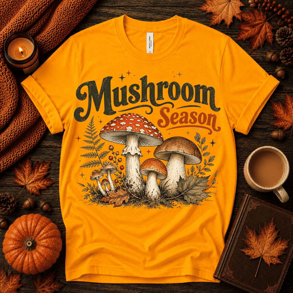 Mushroom Season | Fall Graphic T-Shirt