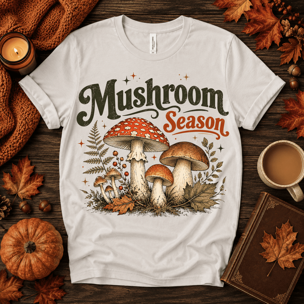 Mushroom Season | Fall Graphic T-Shirt