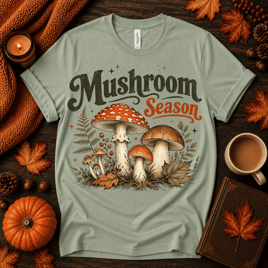 Mushroom Season | Fall Graphic T-Shirt