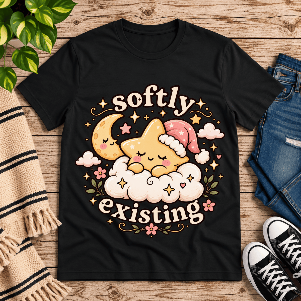 Softly Existing T-Shirt