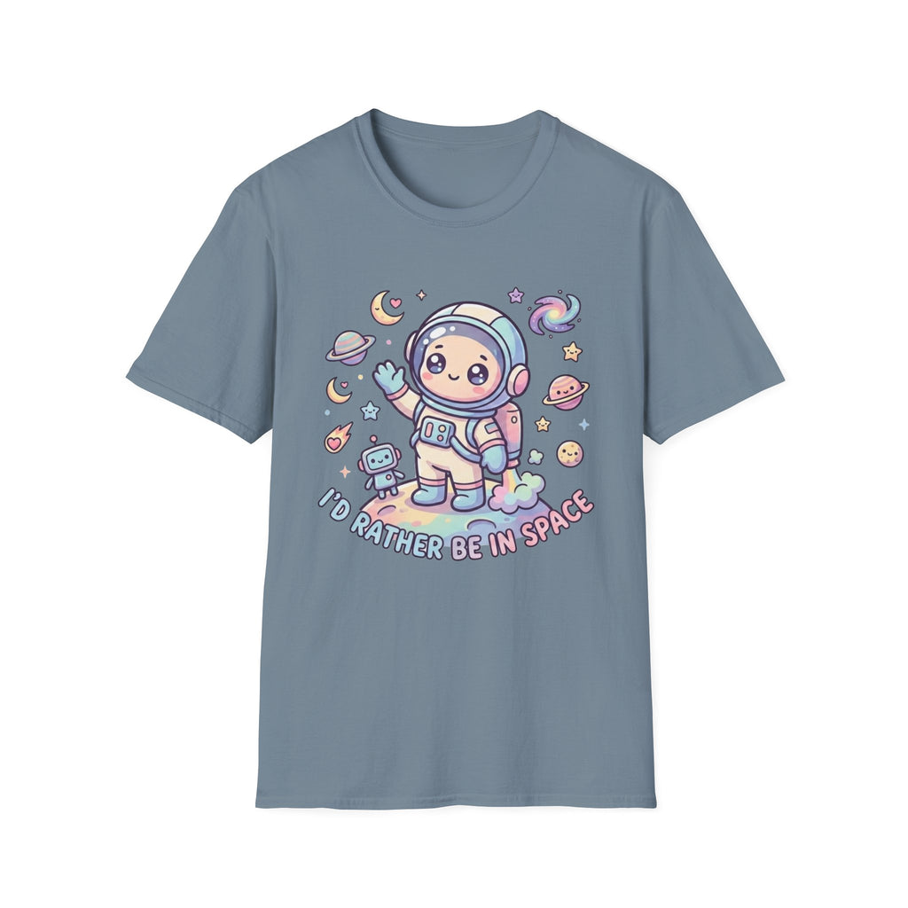 I'd Rather Be In Space On Moon T-Shirt