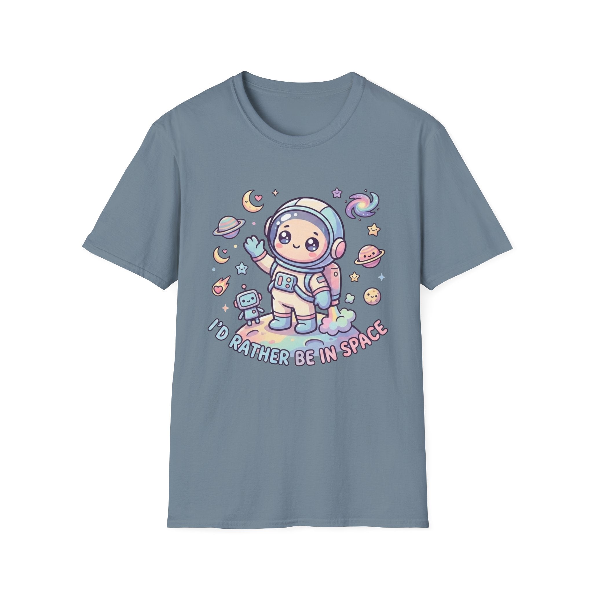I'd Rather Be In Space On Moon T-Shirt
