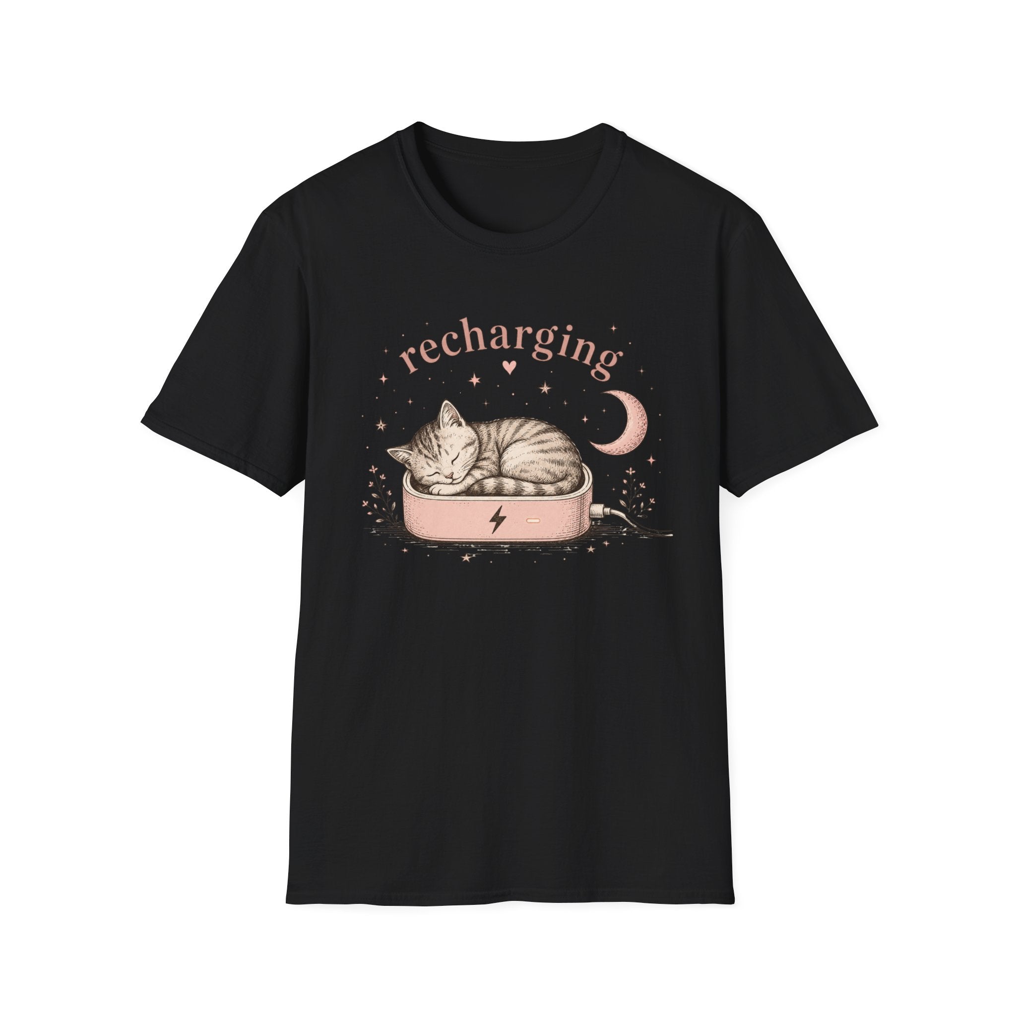 Recharging Cat T-Shirt