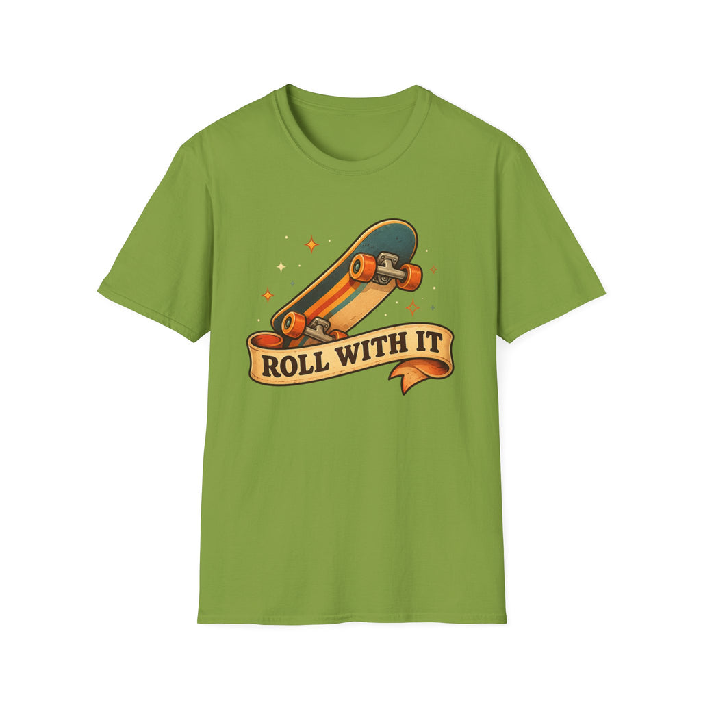 Roll With It Skateboard T-Shirt