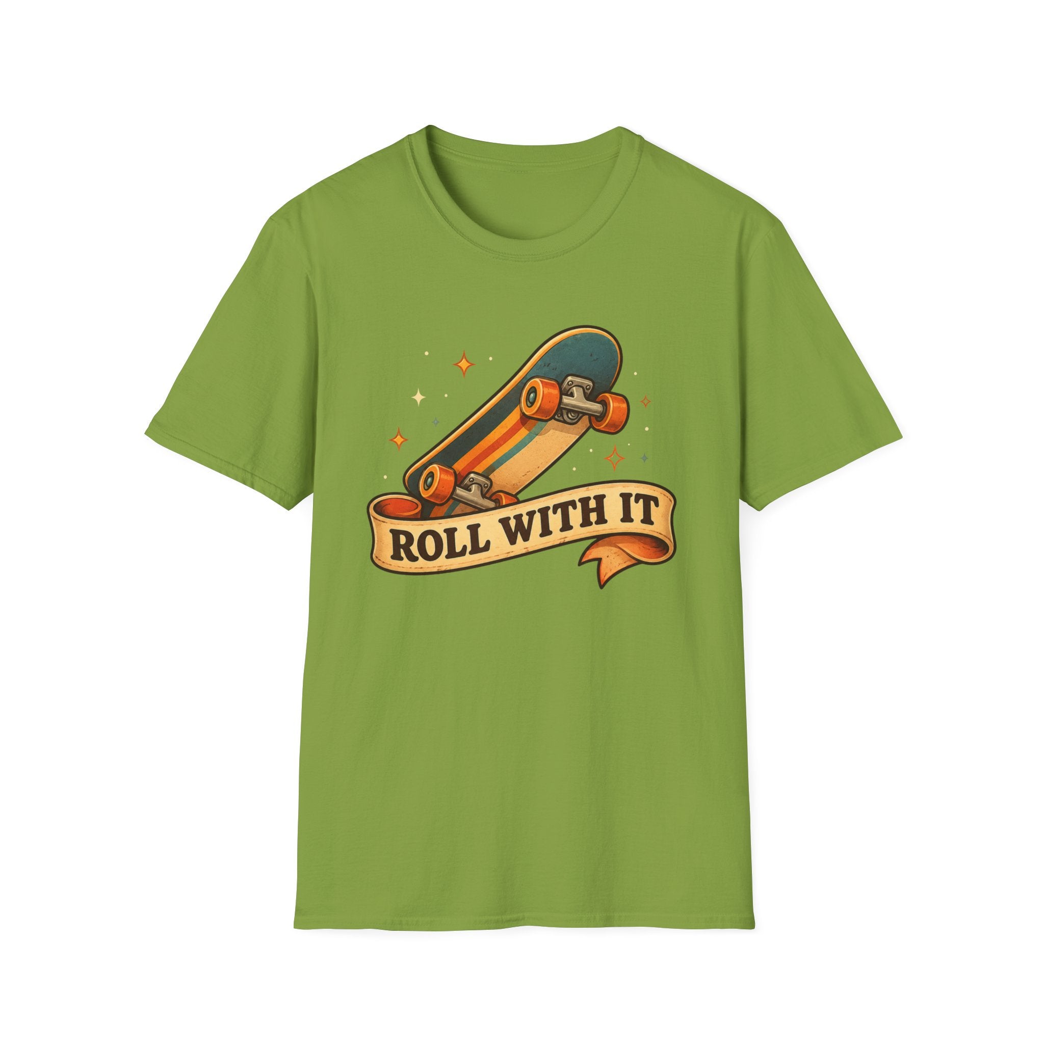 Roll With It Skateboard T-Shirt