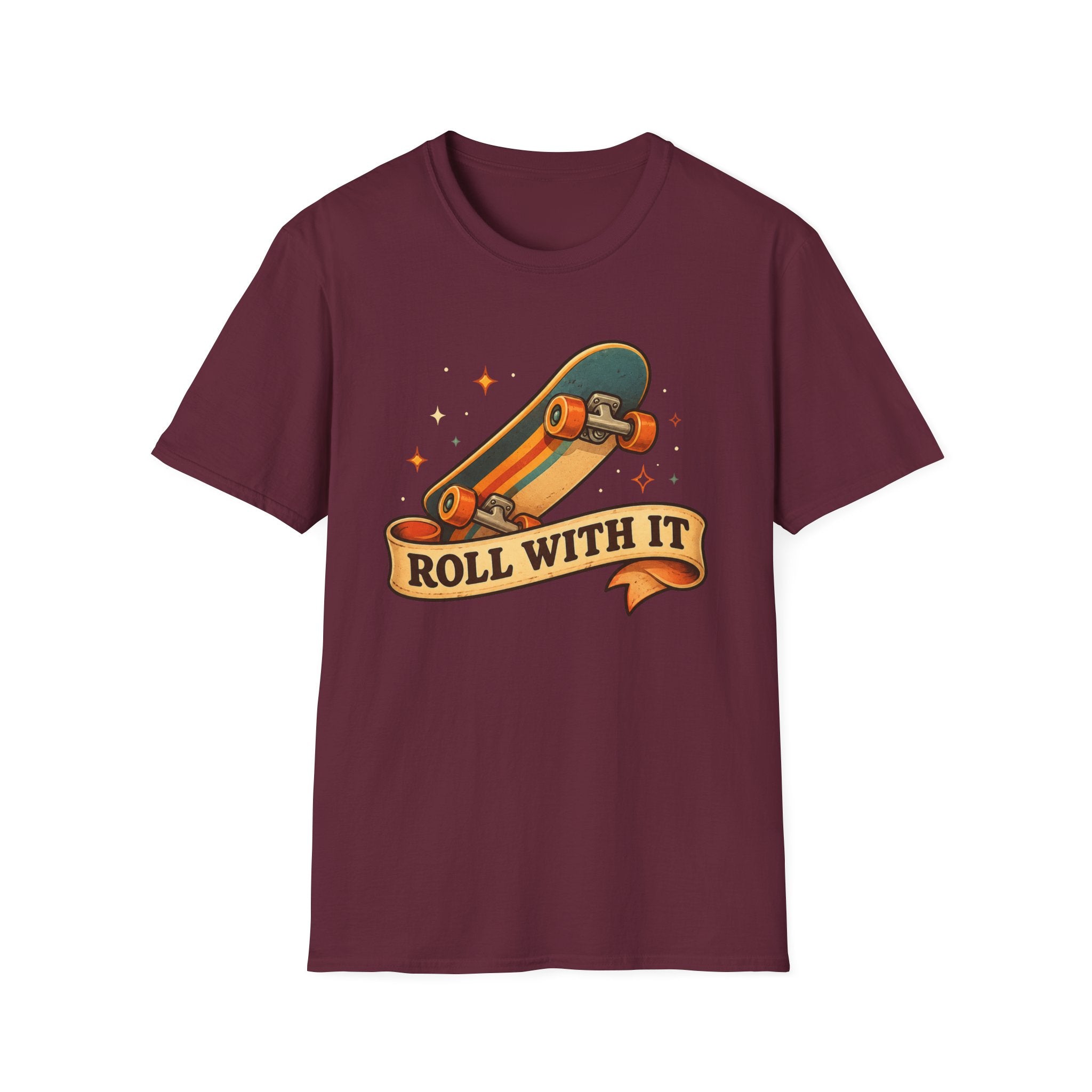 Roll With It Skateboard T-Shirt