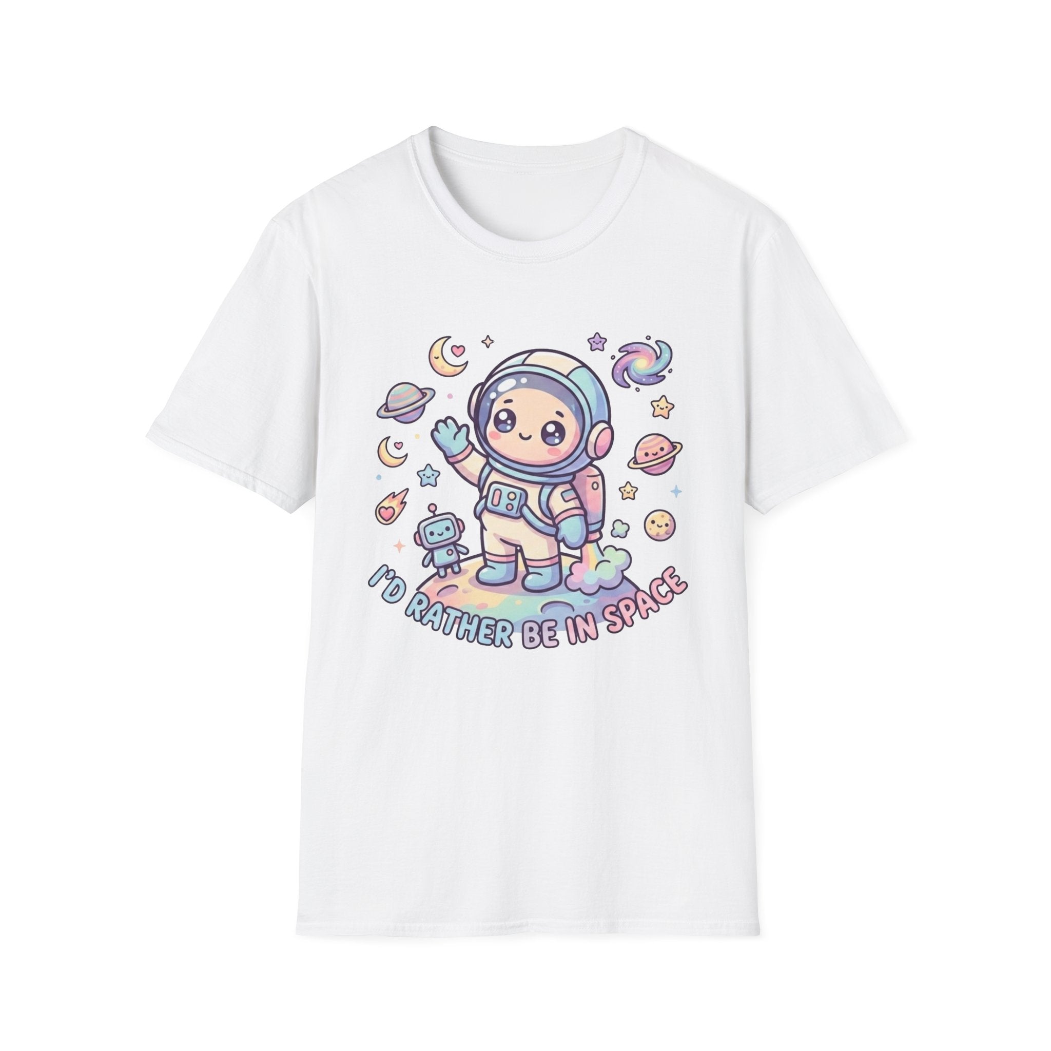 I'd Rather Be In Space On Moon T-Shirt