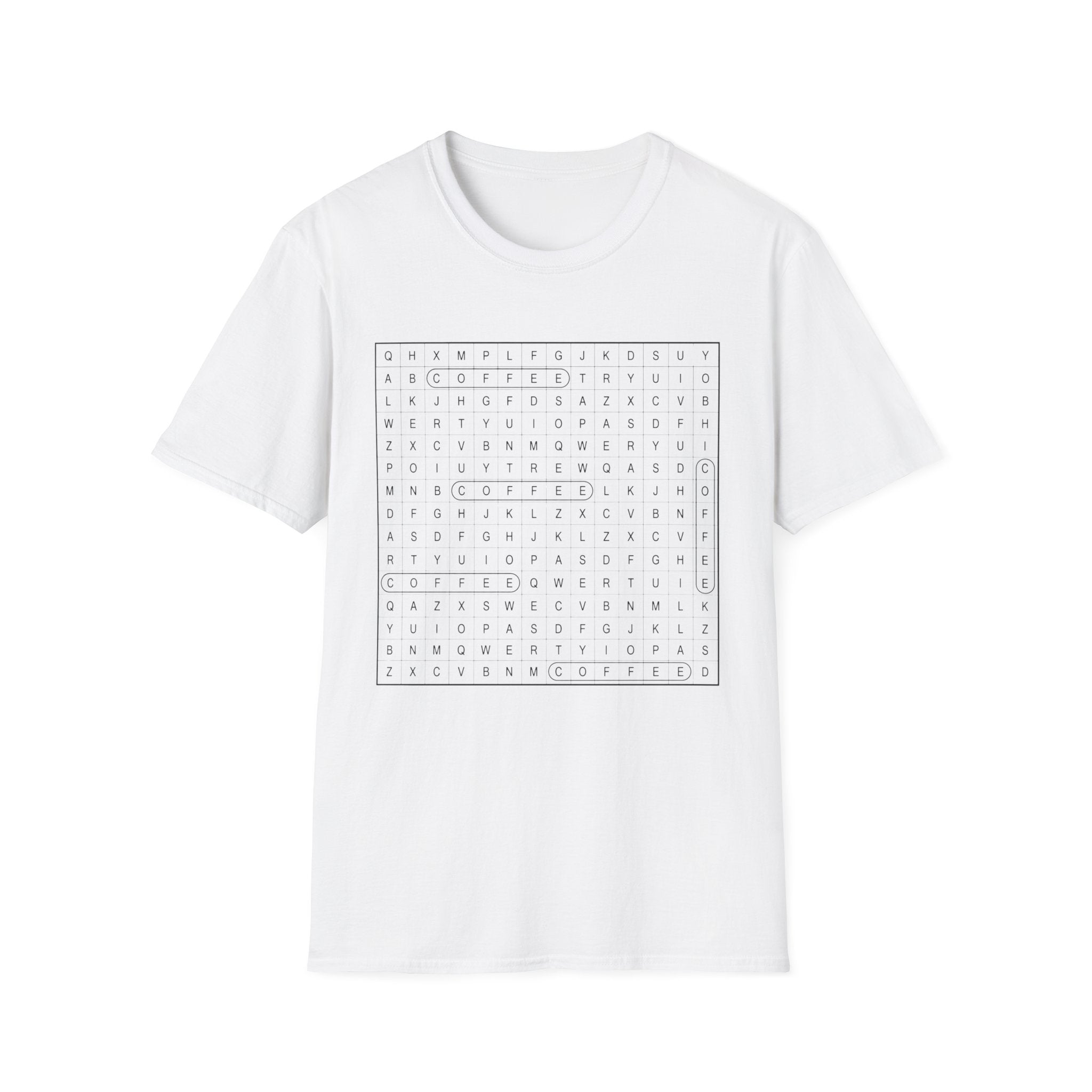 Coffee Crossword T-Shirt