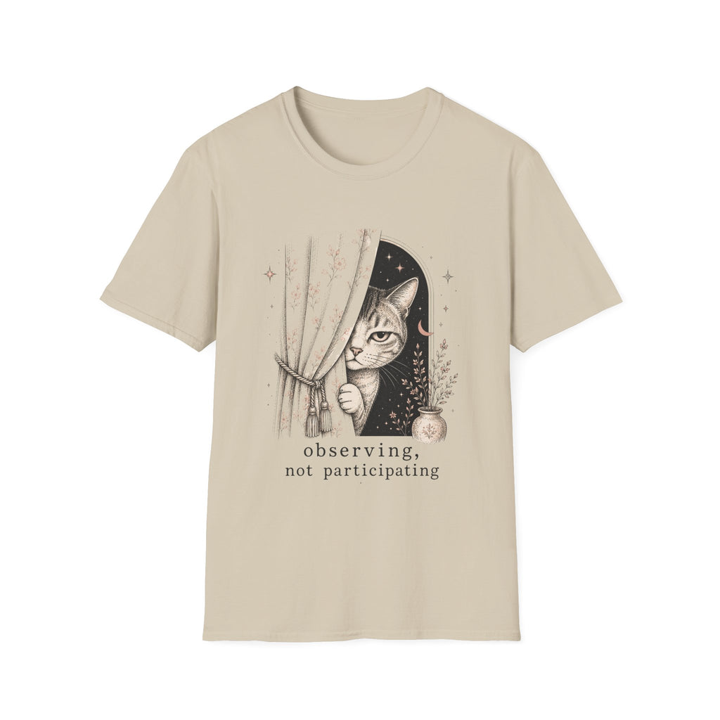 Cat Observing T-Shirt