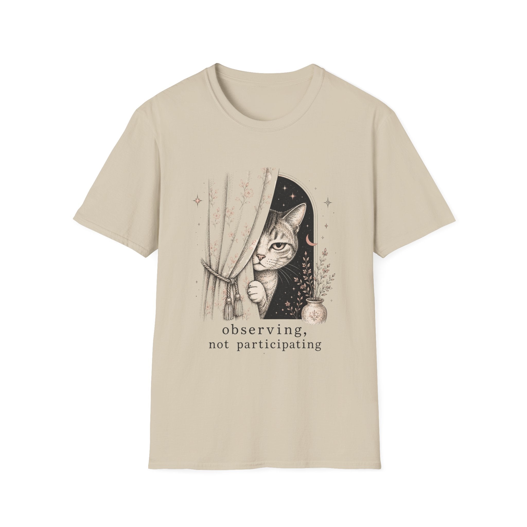 Cat Observing T-Shirt