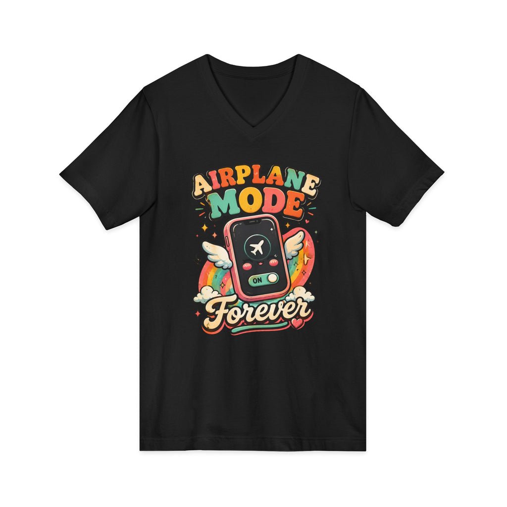 Airplane Mode Forever V-Neck T-Shirt