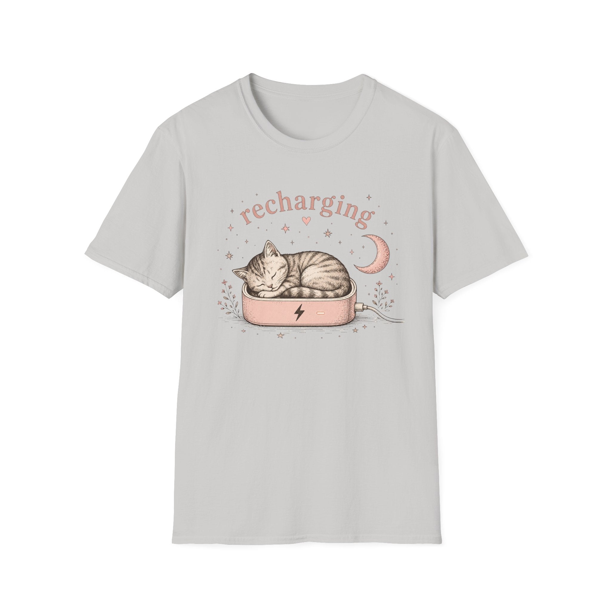 Recharging Cat T-Shirt