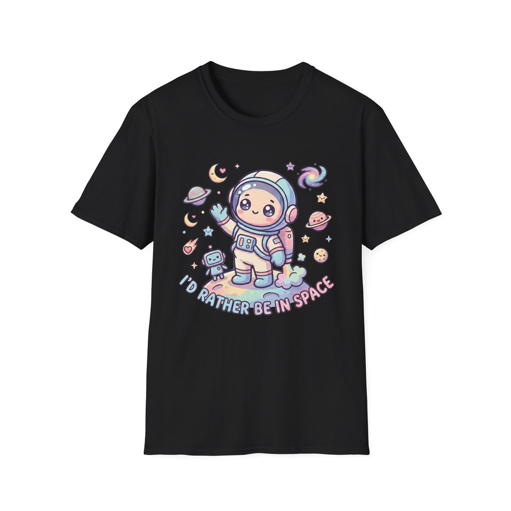 I'd Rather Be In Space On Moon T-Shirt