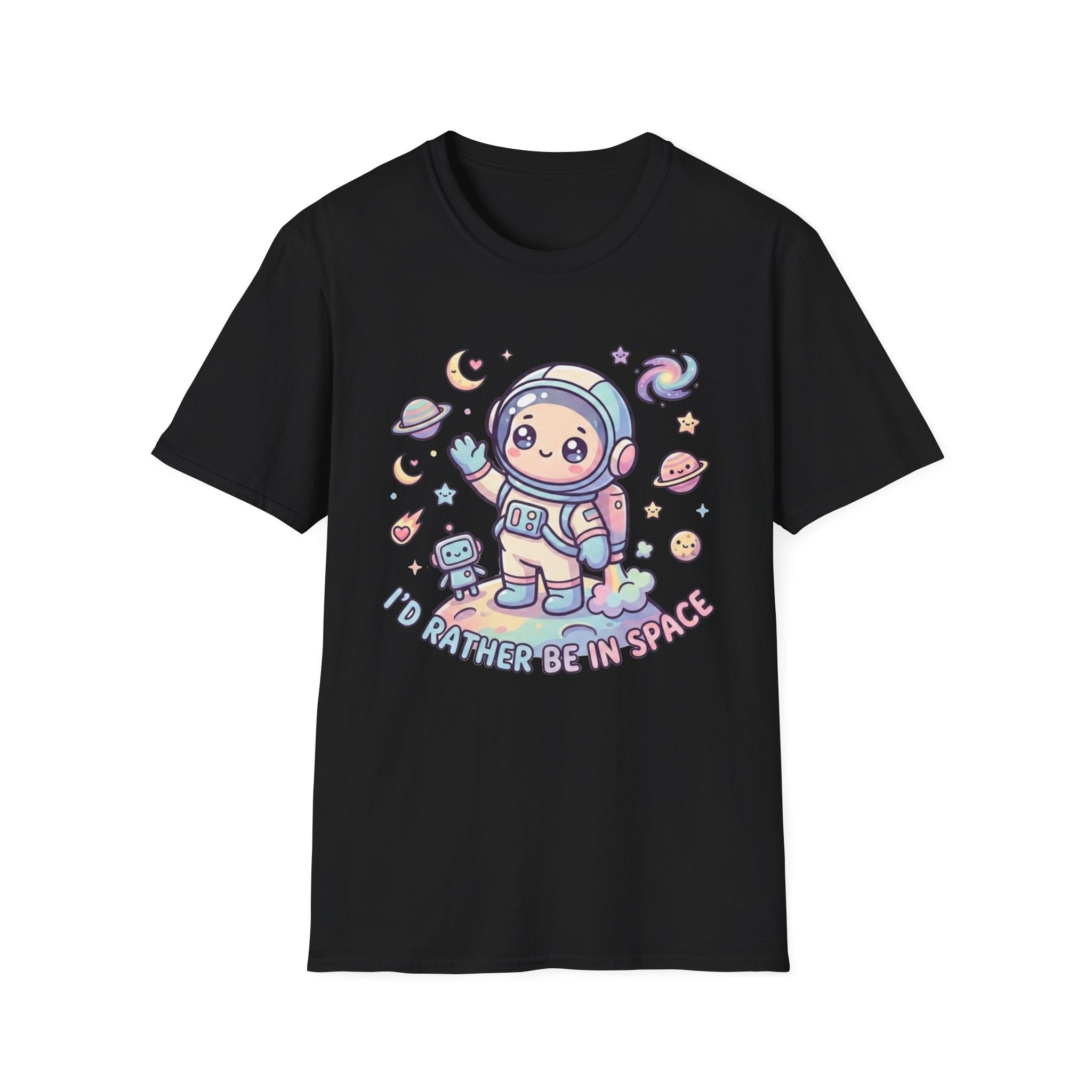 I'd Rather Be In Space On Moon T-Shirt