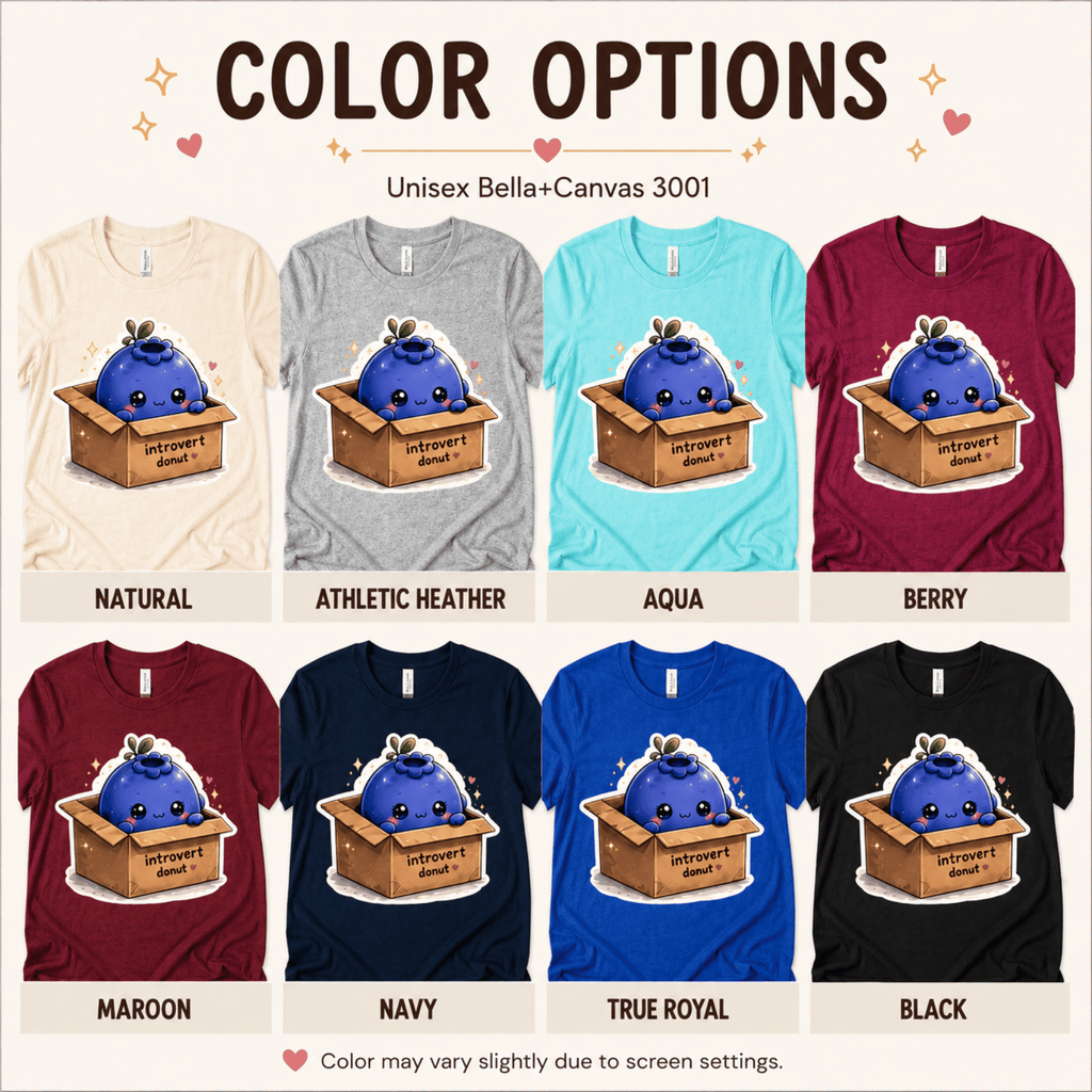 Blueberry Box Color Options.
