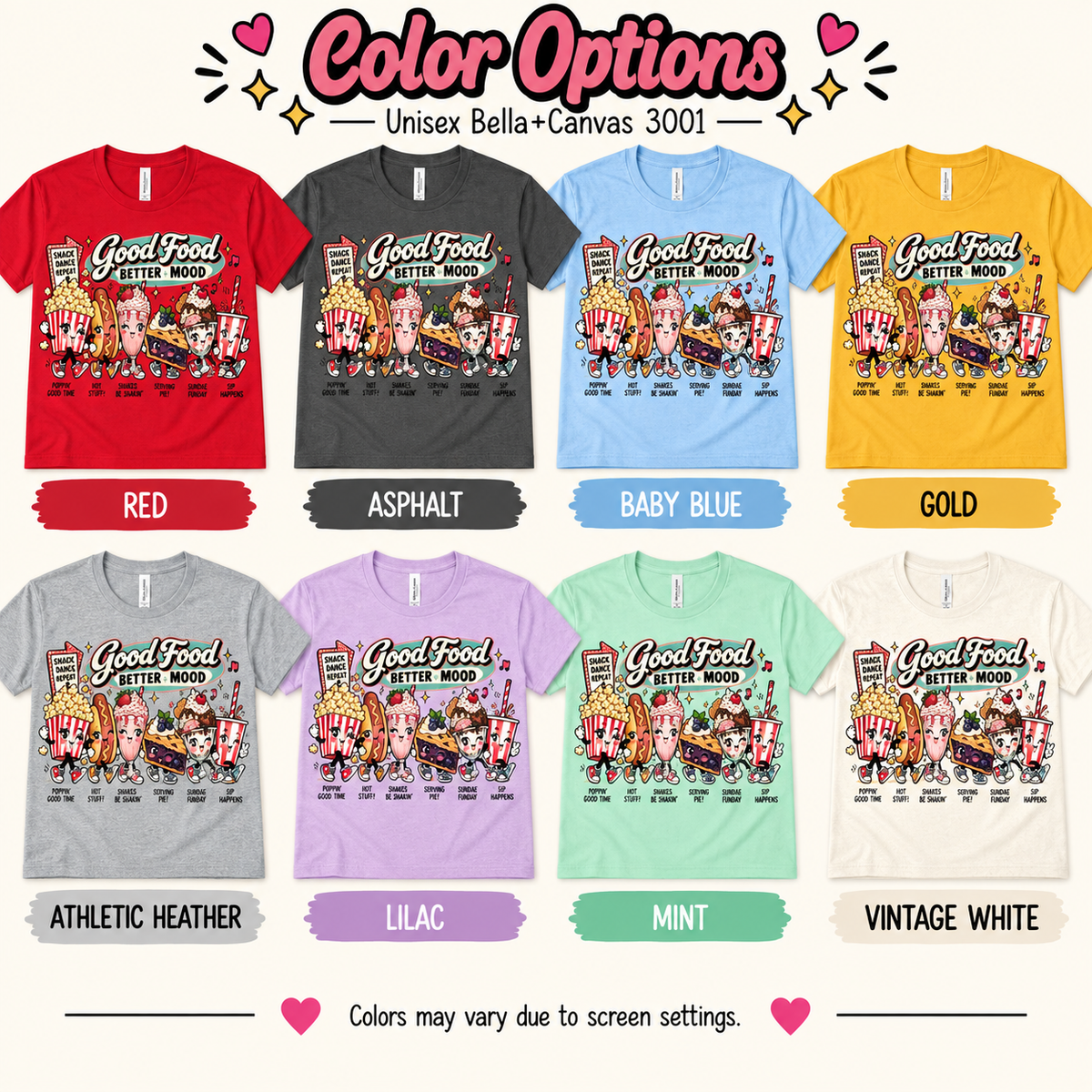 Good Food | Retro Food Graphic T-Shirt