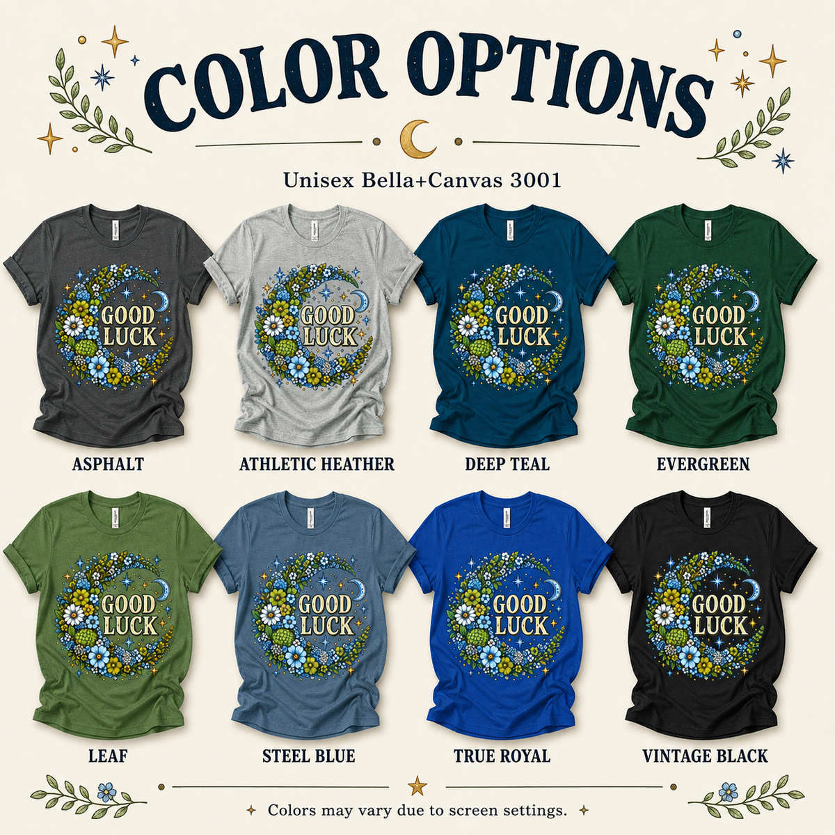 Good Luck In Blue T-Shirt