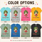 Color chart of Always Free graphic t-shirt.