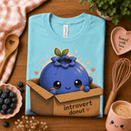 Blueberry Box | Cute Food Graphic T-Shirt