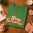 Stay Souper | Cute Food Graphic T-Shirt