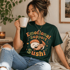 Emotional Support Sushi | Cute Food Graphic T-Shirt