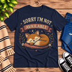 Not Available cute animal graphic t-shirt cozy flat lay in navy.