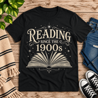 See Jane Read vintage book graphic t-shirt cozy flat lay in vintage black.