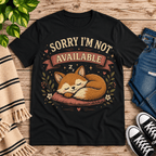 Not Available cute animal graphic t-shirt cozy flat lay in vintage black.