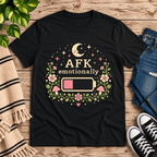 AFK Premium T-Shirt in black, flat lay