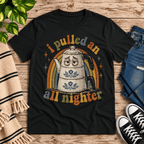 All Nighter Premium T-Shirt in vintage black, flat lay