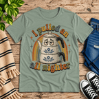 All Nighter Premium T-Shirt in sage green, flat lay