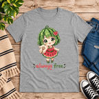 Always Free Premium T-Shirt in athletic heather gray, flat lay