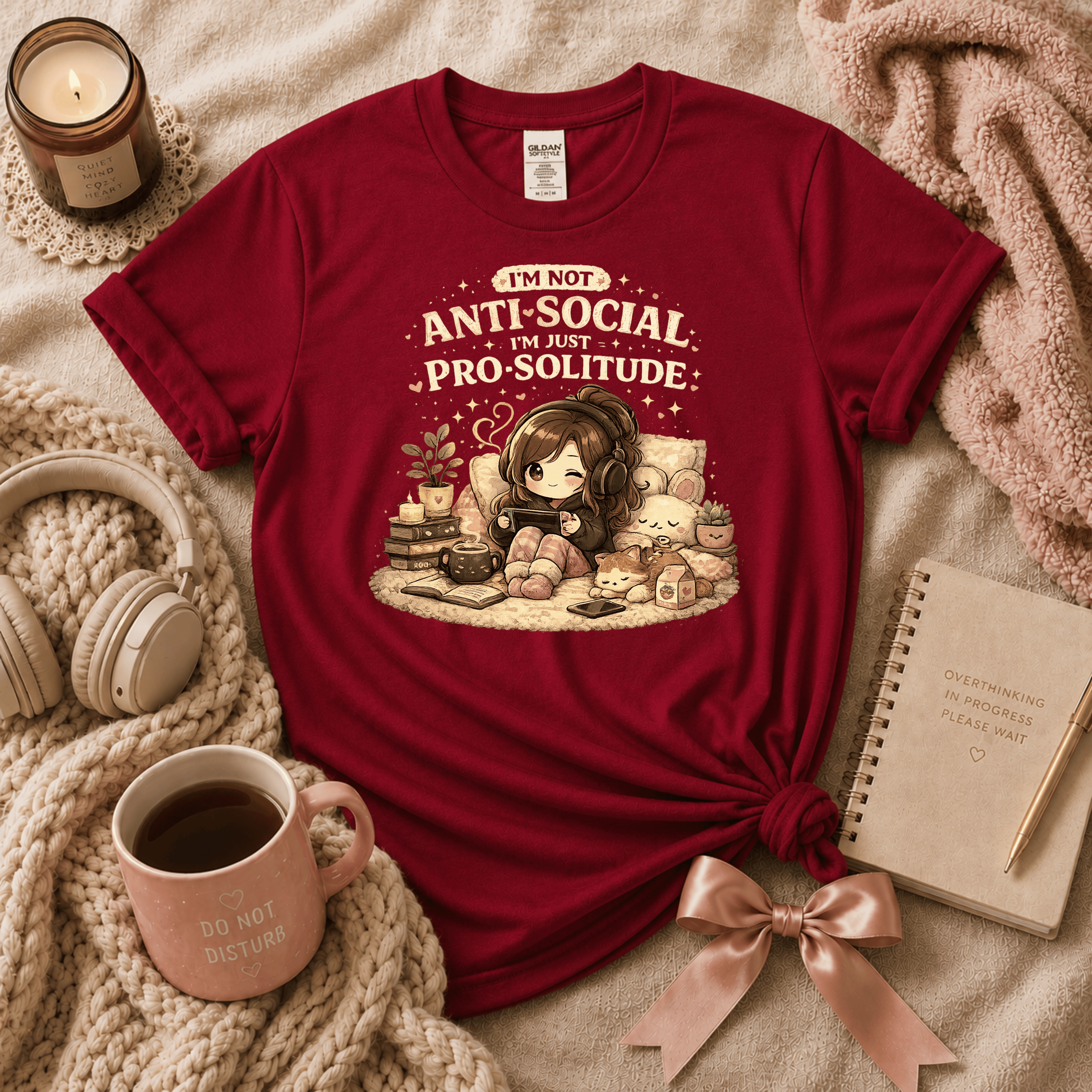 Pro Solitude | Funny Introvert Graphic T-Shirt