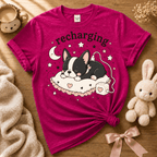 Chibi Boston Charging | Cute Animal Graphic T-Shirt