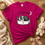 Boston Recharging | Cute Animal Graphic T-Shirt