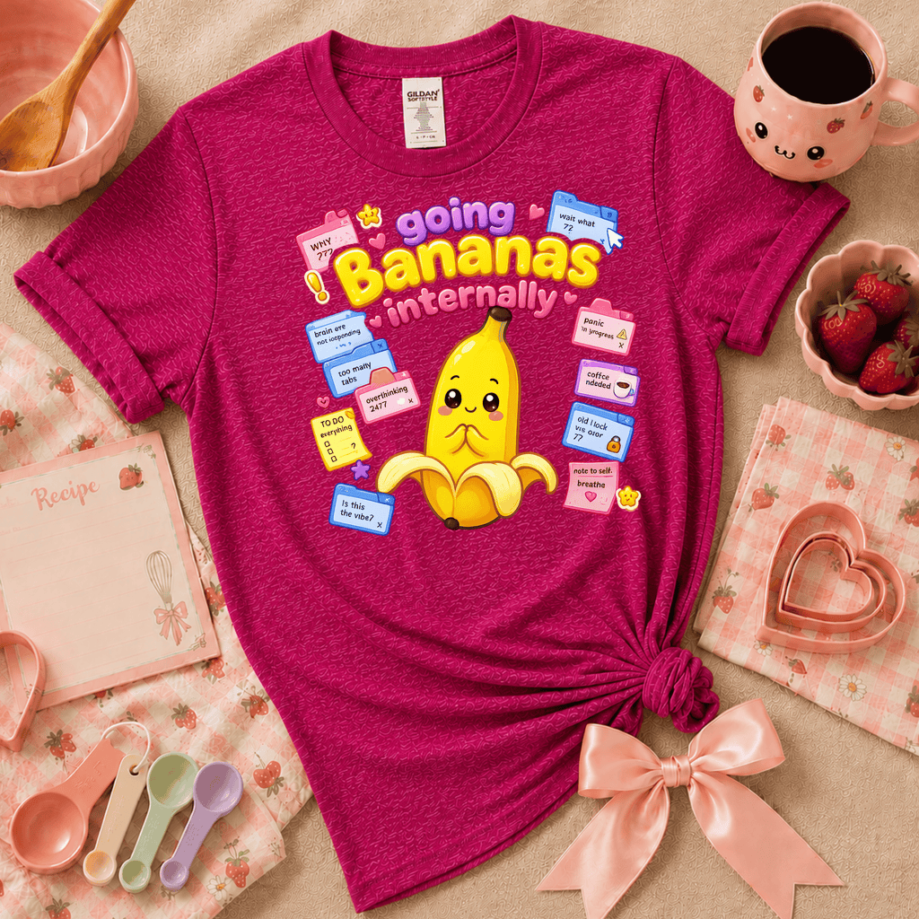 Going Bananas | Cute Food Graphic T-Shirt